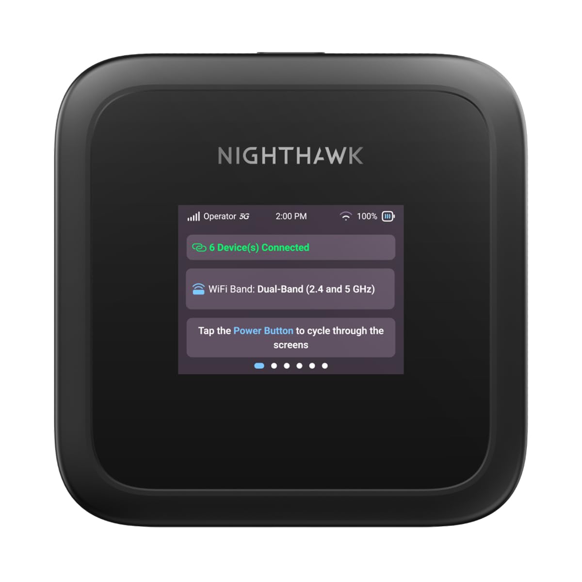 NETGEAR Nighthawk M3 – 5G Router SIM Karte, Mobiler WLAN Router | bis zu 2,5 GBit/s – SIM-Steckplatz entsperrt – Tragbarer WLAN-Hotspot z– 5G- und 4G-MiFi, bis zu 32 Geräte (MH3150)