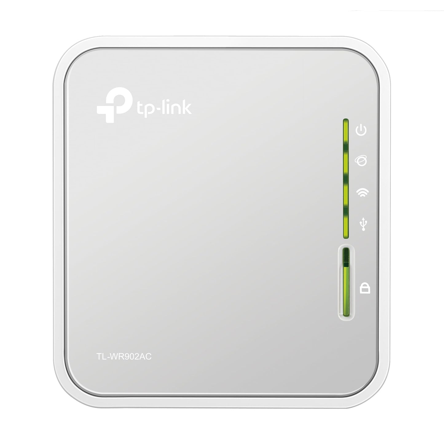 TP-Link TL-WR902AC AC750 WLAN Nano Router (433Mbit/s (5GHz) +300Mbit/s (2,4GHz) (tragbar, Accesspoint, TV Adapter, Repeater, Router, Client, Media, FTP Server), weiß/ grau