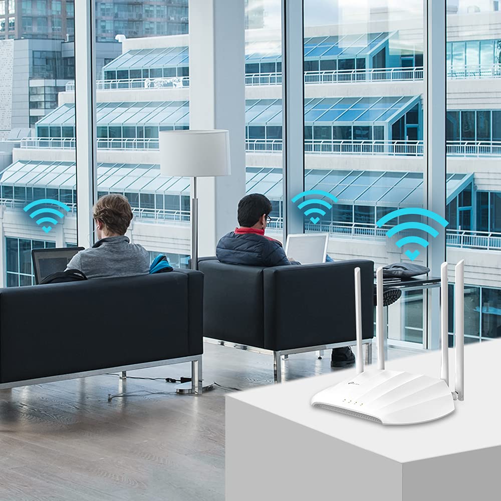 TP-Link TL-WA1201 WLAN Dualband Access Point 1267Mbit/s (867Mbit/s 5GHz + 400Mbit/s 2,4GH, Unterstützt Passive PoE , 4 fixierte Antennen) weiß (1er Pack)