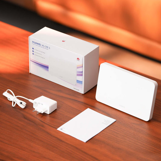 HUAWEI 4G CPE 5, B636, LTE-WLAN-Router mit 400 Mbit/s, Wi-Fi 6, 4G Nano SIM Steckplatz entsperrt, Keine Konfiguration erforderlich, 128 Geräte verbinden, 30 Monate Garantie
