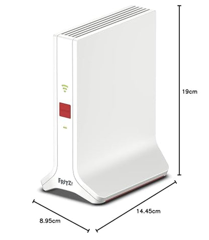 FRITZ!Repeater 3000 AX (Wi-Fi 6 Repeater mit drei Funkeinheiten und insgesamt bis zu 4.200 MBit/s: 2x 5 GHz-Band (bis zu 3.600 MBit/s), 2,4 GHz-Band (bis zu 600 MBit/s), deutschsprachige Version)