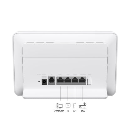 HUAWEI 4G CPE 5, B636, LTE-WLAN-Router mit 400 Mbit/s, Wi-Fi 6, 4G Nano SIM Steckplatz entsperrt, Keine Konfiguration erforderlich, 128 Geräte verbinden, 30 Monate Garantie