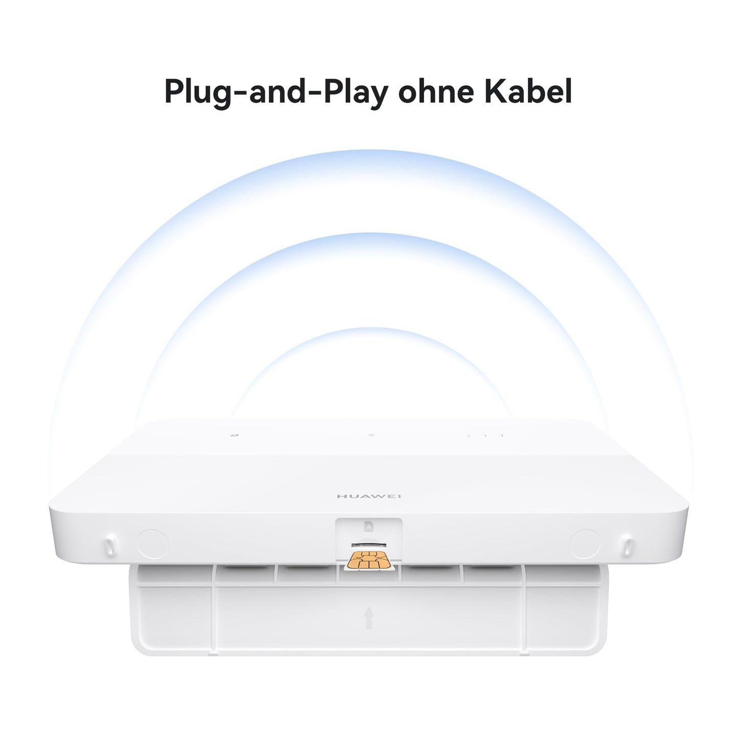 HUAWEI 4G CPE 5, B636, LTE-WLAN-Router mit 400 Mbit/s, Wi-Fi 6, 4G Nano SIM Steckplatz entsperrt, Keine Konfiguration erforderlich, 128 Geräte verbinden, 30 Monate Garantie