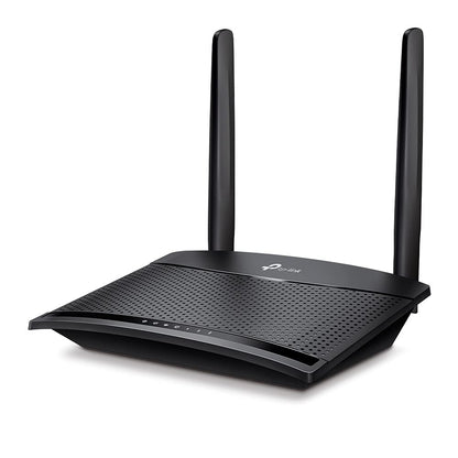 TP-Link TL-MR100 LTE Router, 4G Router unterstützt SIM Karten, 4G Cat4 bis zu 150 Mbit/s, WLAN 2.4GHz N300, 2x 100 Mbps Ports, Plug and Play, bis zu 32 Geräte, Kindersicherung, Gast-Netzwerk
