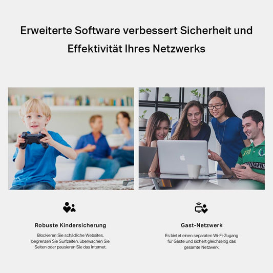 TP-Link TL-MR100 LTE Router, 4G Router unterstützt SIM Karten, 4G Cat4 bis zu 150 Mbit/s, WLAN 2.4GHz N300, 2x 100 Mbps Ports, Plug and Play, bis zu 32 Geräte, Kindersicherung, Gast-Netzwerk